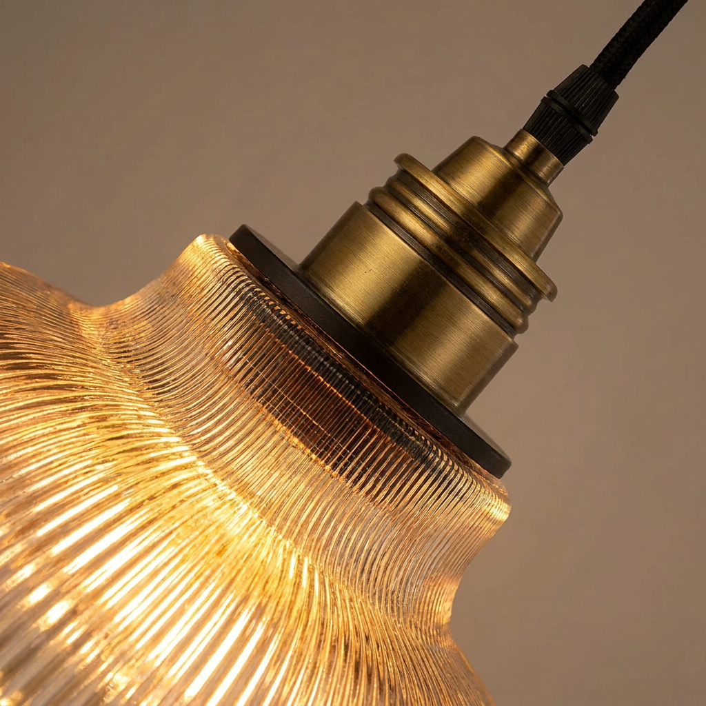 Aurelia Retro Crystal Glass Ceiling Lamp lifestyle image - Higgsfield lux20v1 - a3