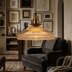 Aurelia Retro Crystal Glass Ceiling Lamp lifestyle image - Higgsfield lux20v1 - a6