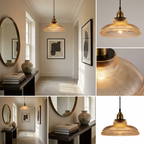 Aurelia Retro Crystal Glass Ceiling Lamp lifestyle image - Higgsfield lux20v1 - a9