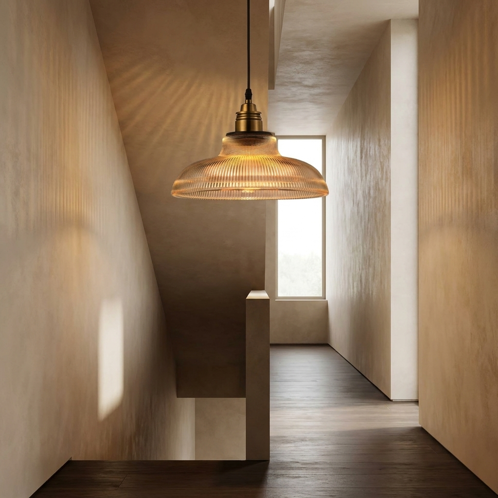 Aurelia Retro Crystal Glass Ceiling Lamp lifestyle image - Higgsfield lux20v1 - a11