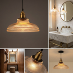 Aurelia Retro Crystal Glass Ceiling Lamp lifestyle image - Higgsfield lux20v1 - a12