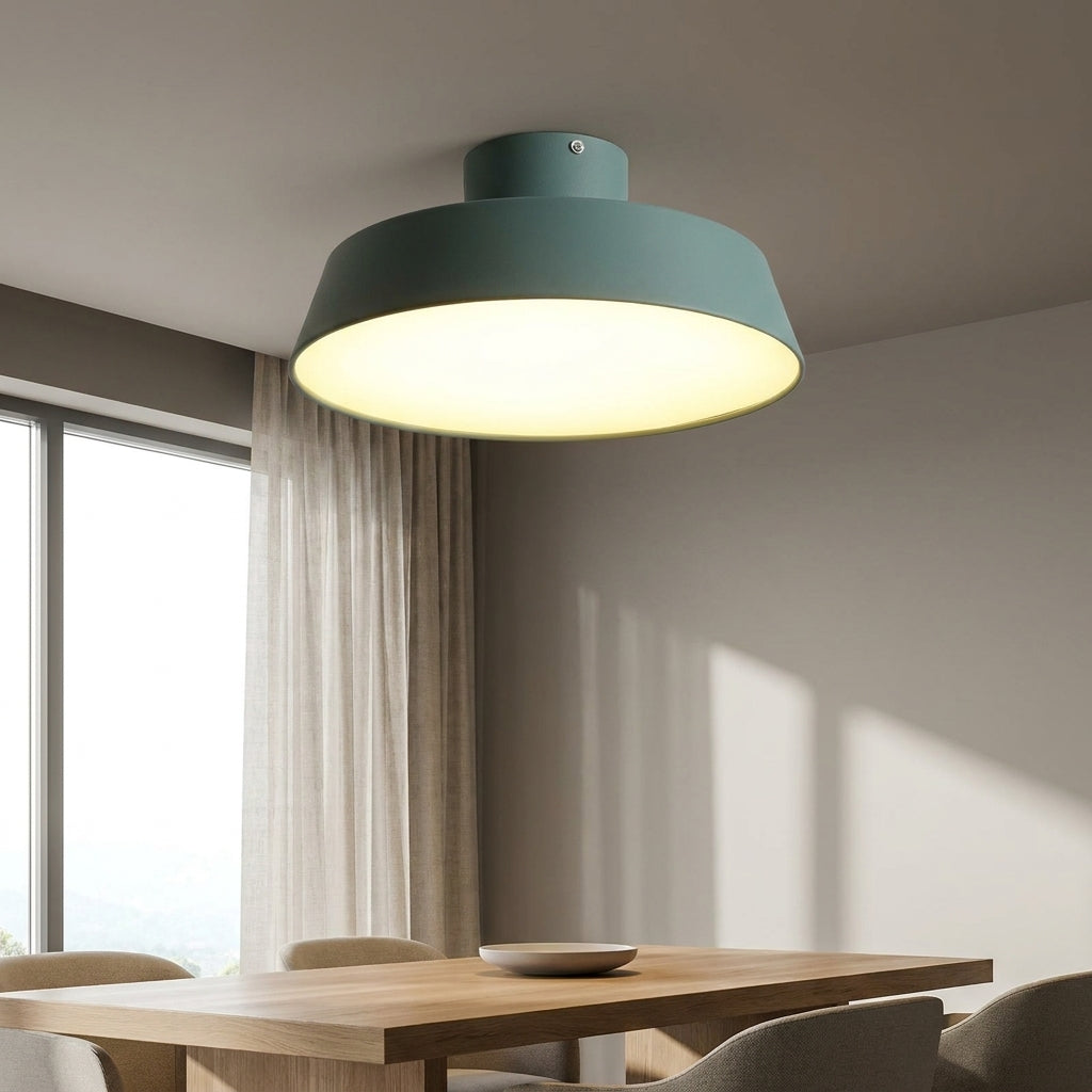 Arin Nordic Aluminum LED Ceiling Light lifestyle image - Higgsfield lux20v1 - a17