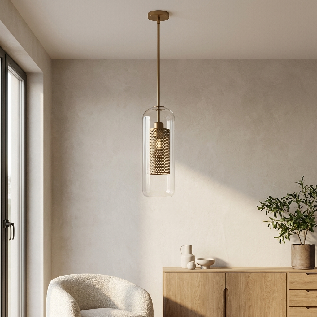 The Elegant Chiswick Ceiling Light lifestyle image - Higgsfield lux20v1 - a17