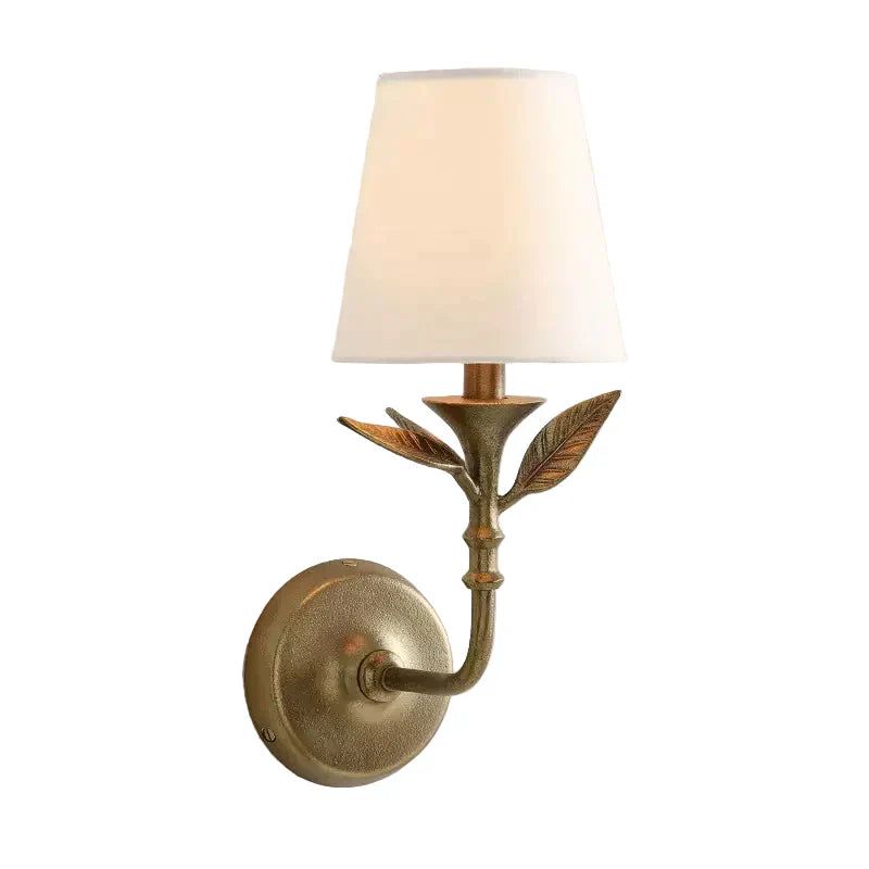 Antique Brass Rustic Forged Wall Light