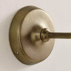 Antique Brass Rustic Forged Wall Light