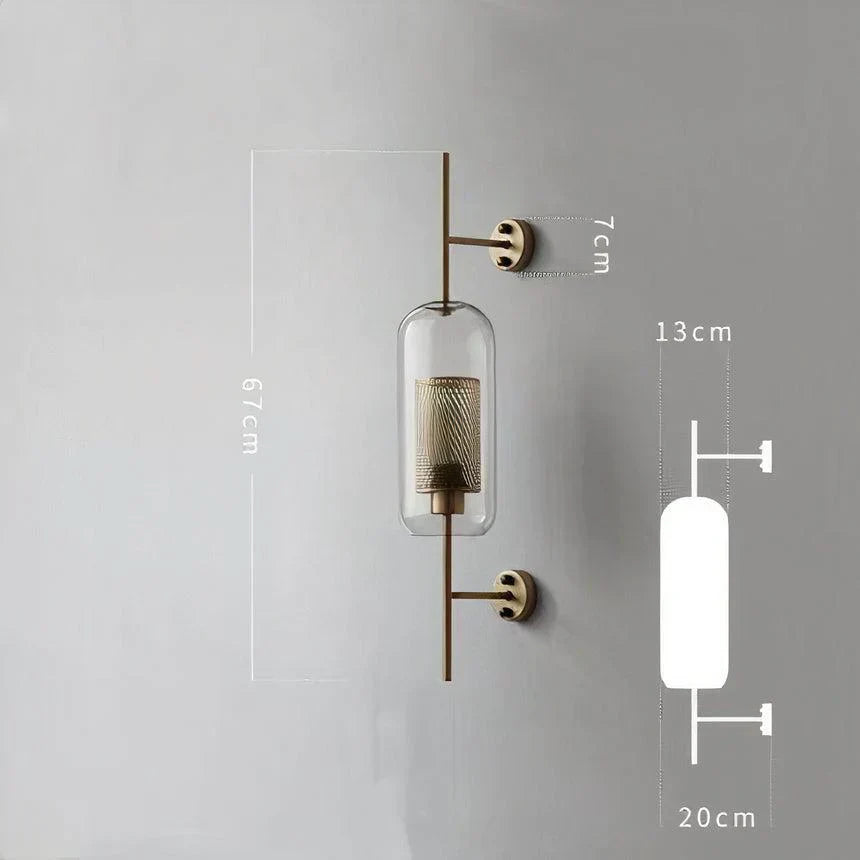 Elouise Glass Wall Light