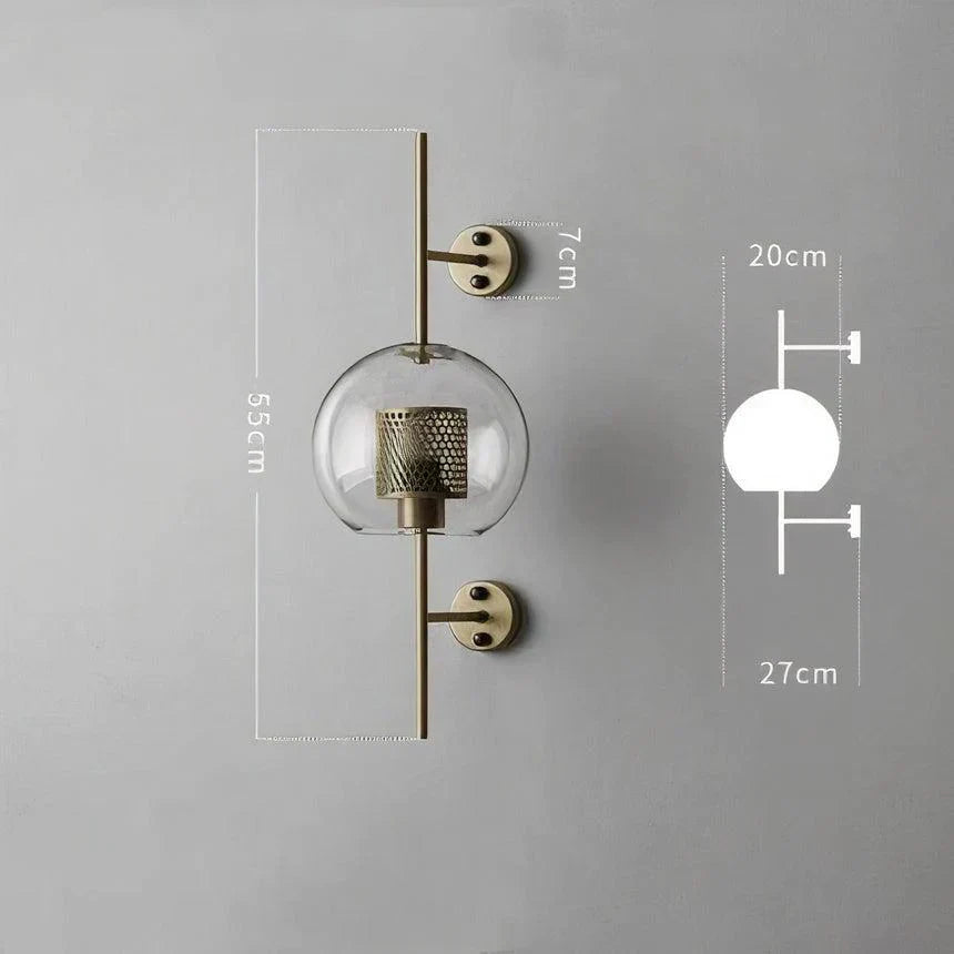Elouise Glass Wall Light