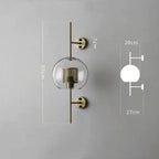 Elouise Glass Wall Light