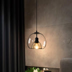 Nordic Minimalist Glass Stone LED Pendant Light