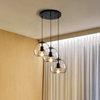 Nordic Minimalist Glass Stone LED Pendant Light