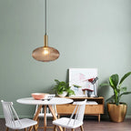 Nordic Colorful Glass Retro Pendant Light