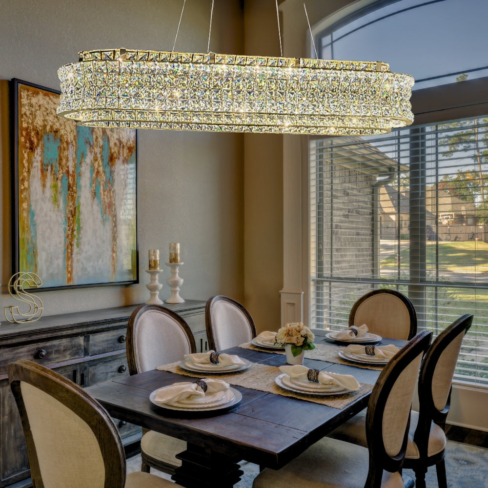 Vercellese Clear Crystal Chandelier