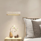 Modern Creative Yellow Travertine Stone Wall Light