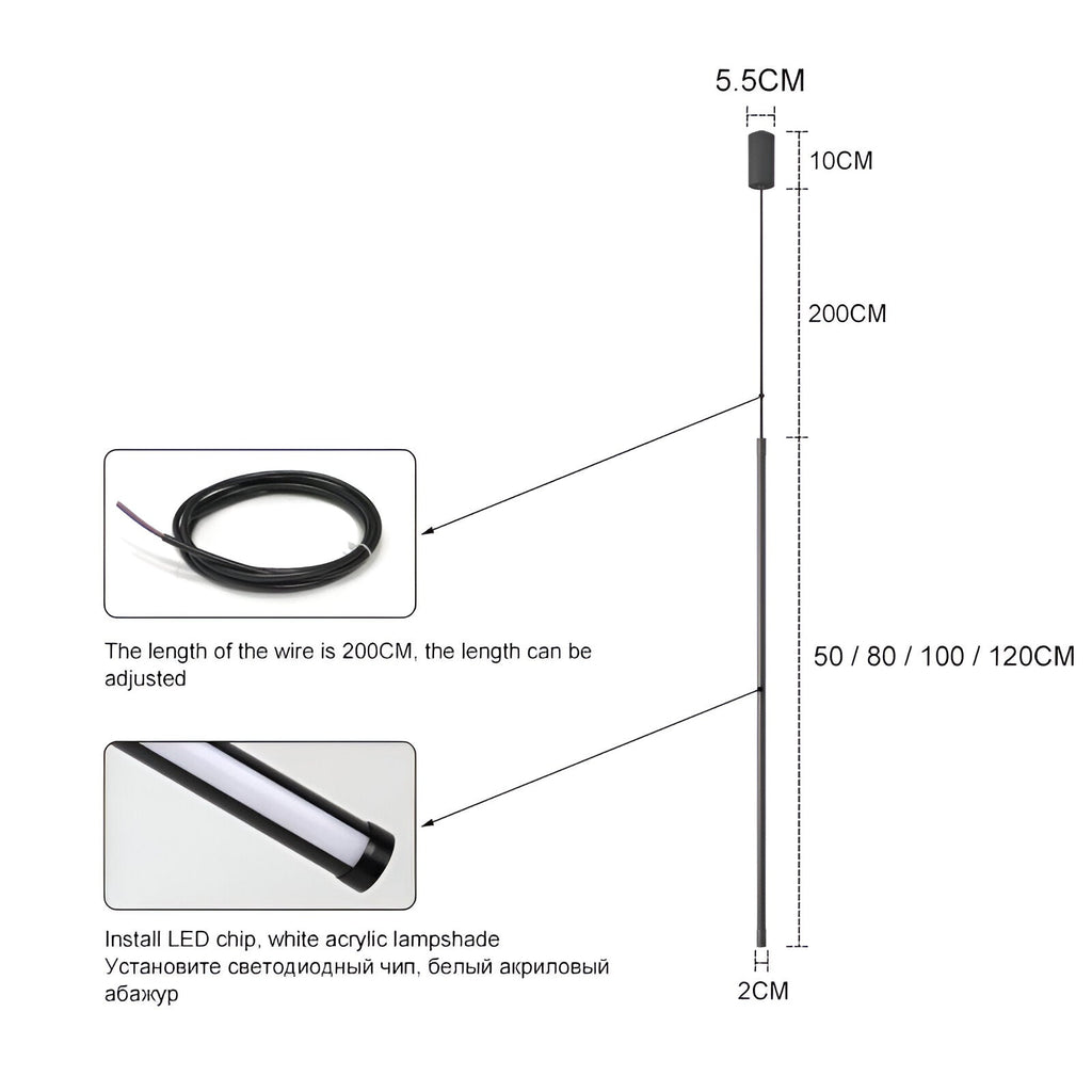 Nordic Durable Aluminum Asnara LED Pendant Light