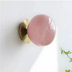 Nordic Pink Pearl Ball Wall Light