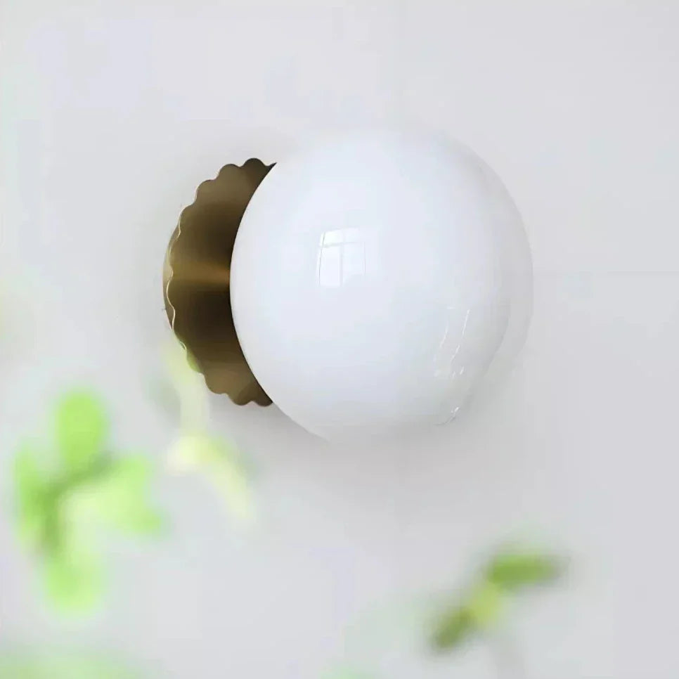 Nordic Pink Pearl Ball Wall Light