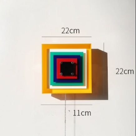 Memphis Bauhaus Style Medieval Wall Light