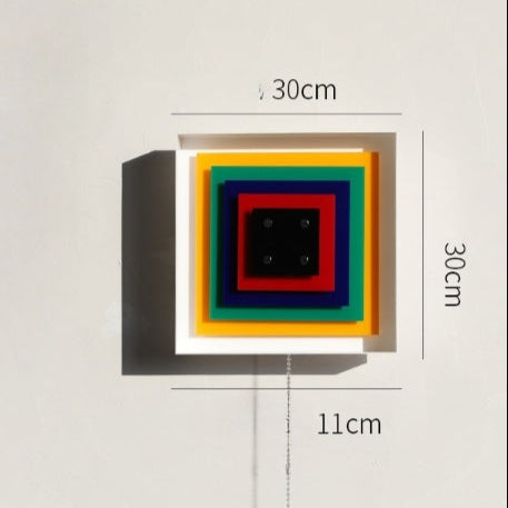 Memphis Bauhaus Style Medieval Wall Light