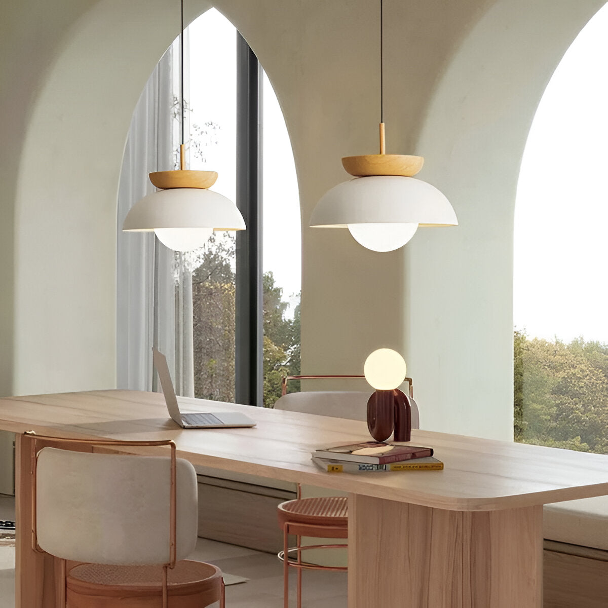 Nordic Minimalist Eco-Friendly Glass Pendant Light