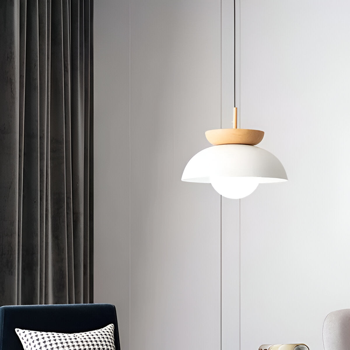 Nordic Minimalist Eco-Friendly Glass Pendant Light