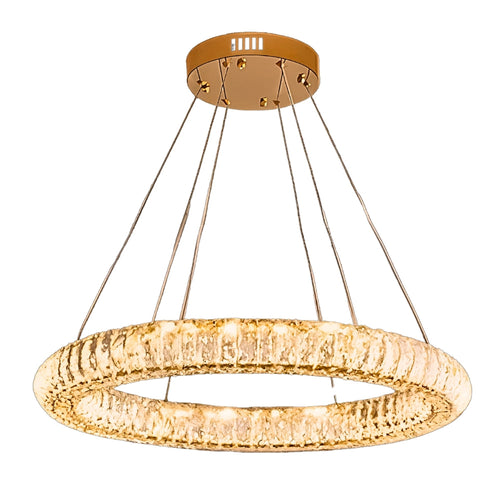 Audrey Radiant Ring Crystal Luxury Chandelier