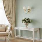 Elara Vintage Ceramic Fabric Wall Light