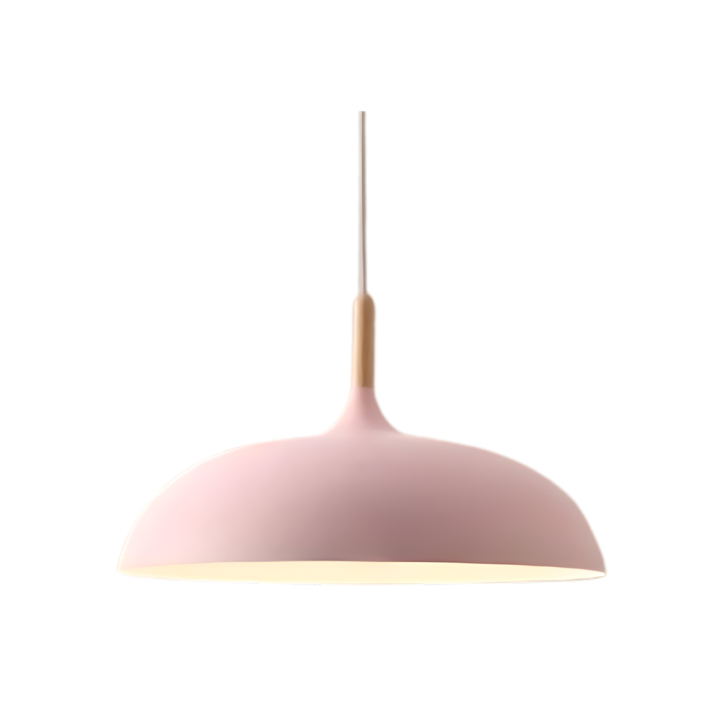 Nordic Style Wood Iron Art Pendant Light