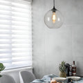 Glass Stone Lampshade Pendant Light