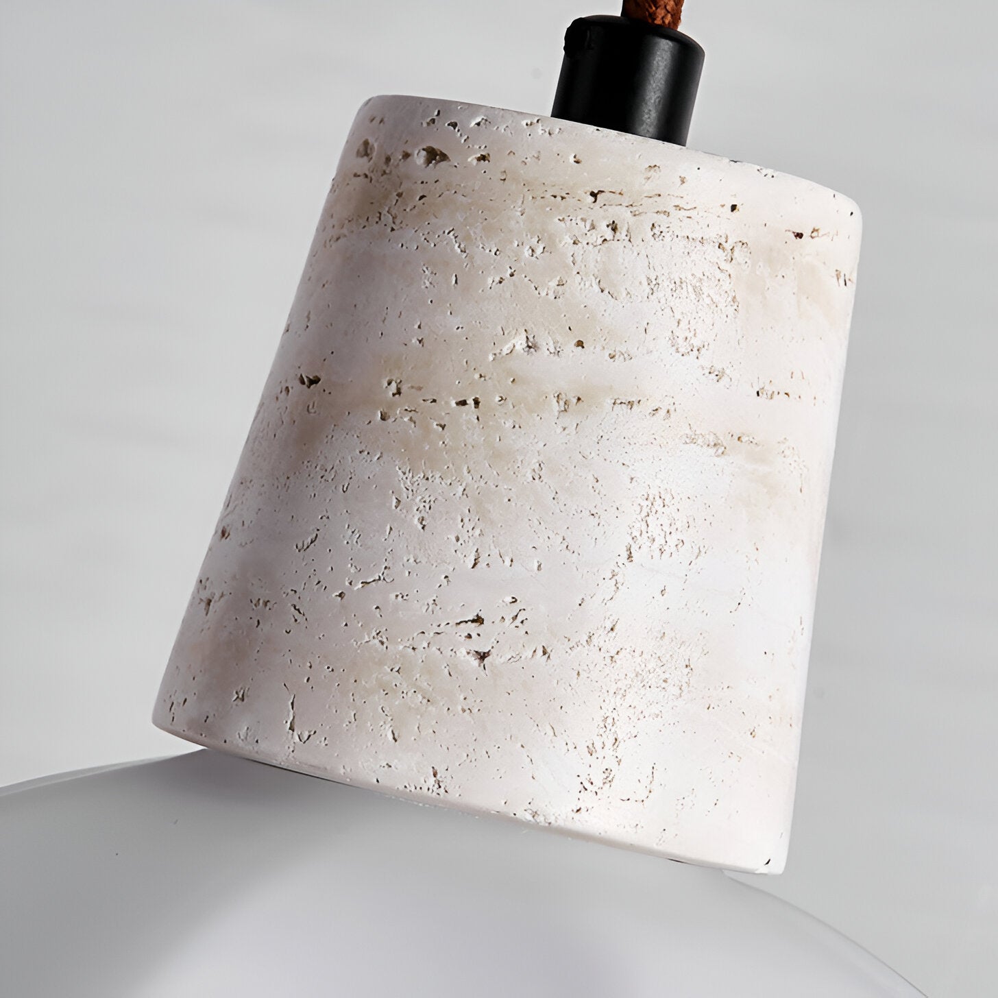 Romantic Flower Travertine Pendant Light