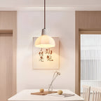 Romantic Flower Travertine Pendant Light