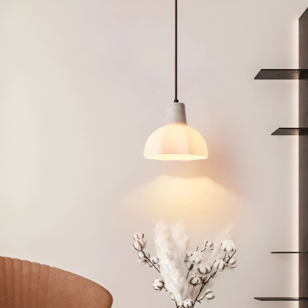 Romantic Flower Travertine Pendant Light