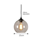Glass Stone Lampshade Pendant Light