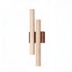 Travertine Retro Style Double Long Wall Light