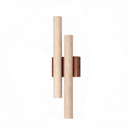 Travertine Retro Style Double Long Wall Light