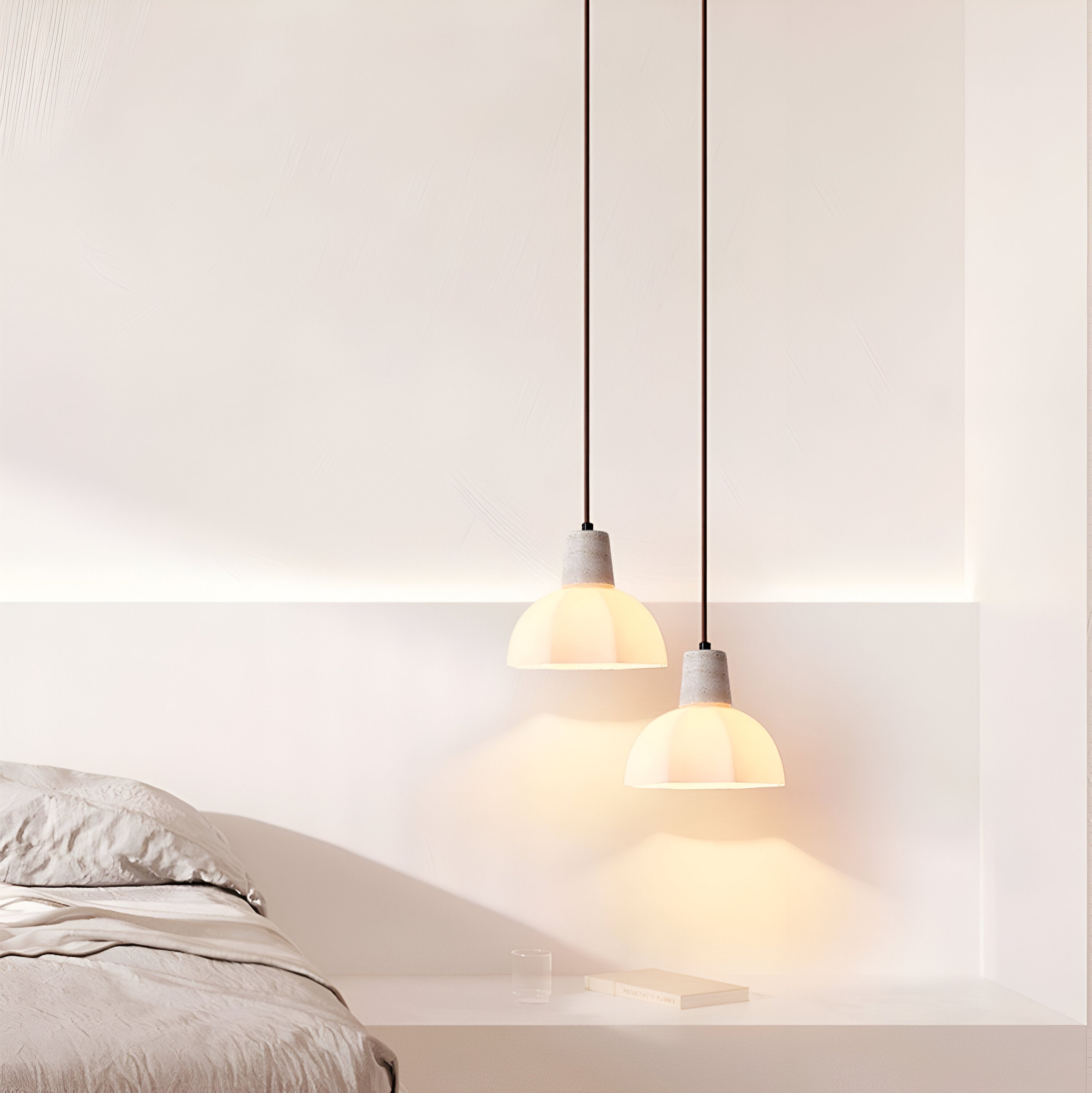Romantic Flower Travertine Pendant Light