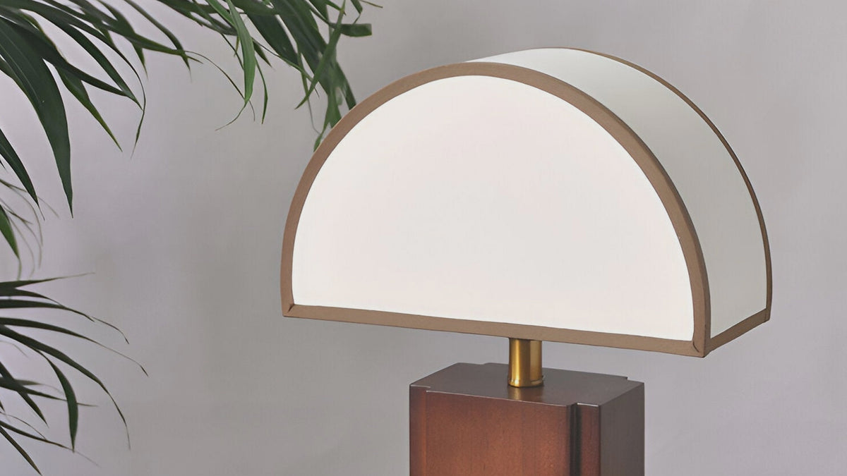 Sollie product film: Half Moon Wabi Sabi Style Table Lamp
