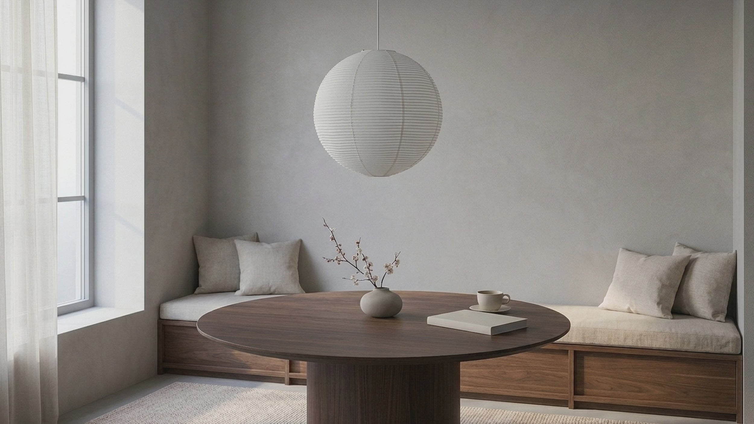 Sollie product film: Akari Handmade Paper Pendant Light