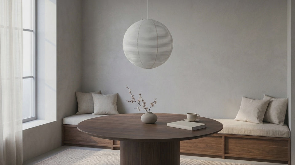 Sollie product film: Akari Handmade Paper Pendant Light