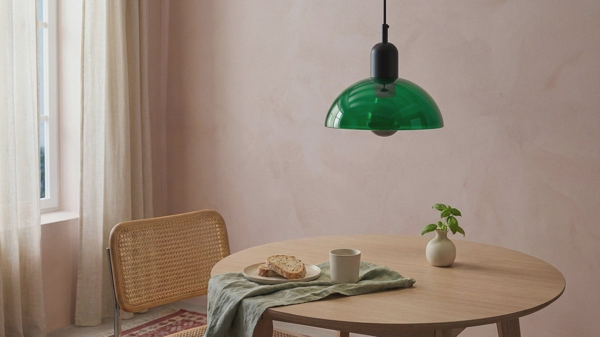 Sollie product film: Aurora Nordic Colorful Bowl Pendant Light