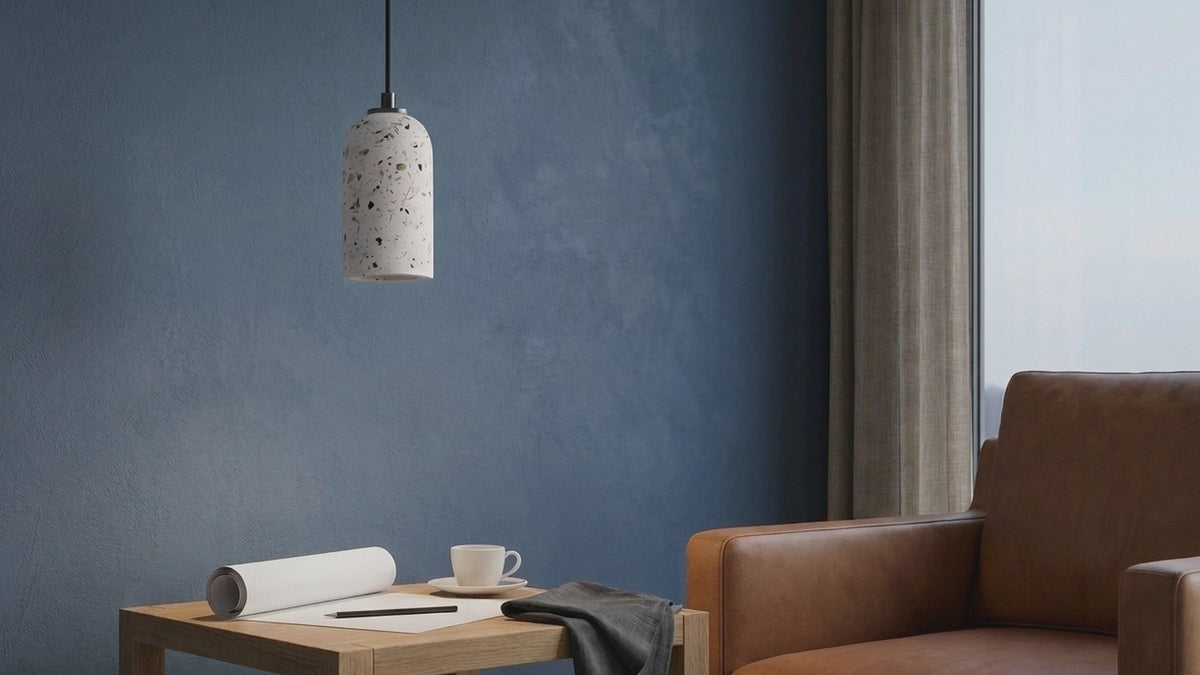 Sollie product film: Nordic Concrete Texture Cement Minimalism Pendant Light