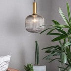Nordic Colorful Glass Retro Pendant Light