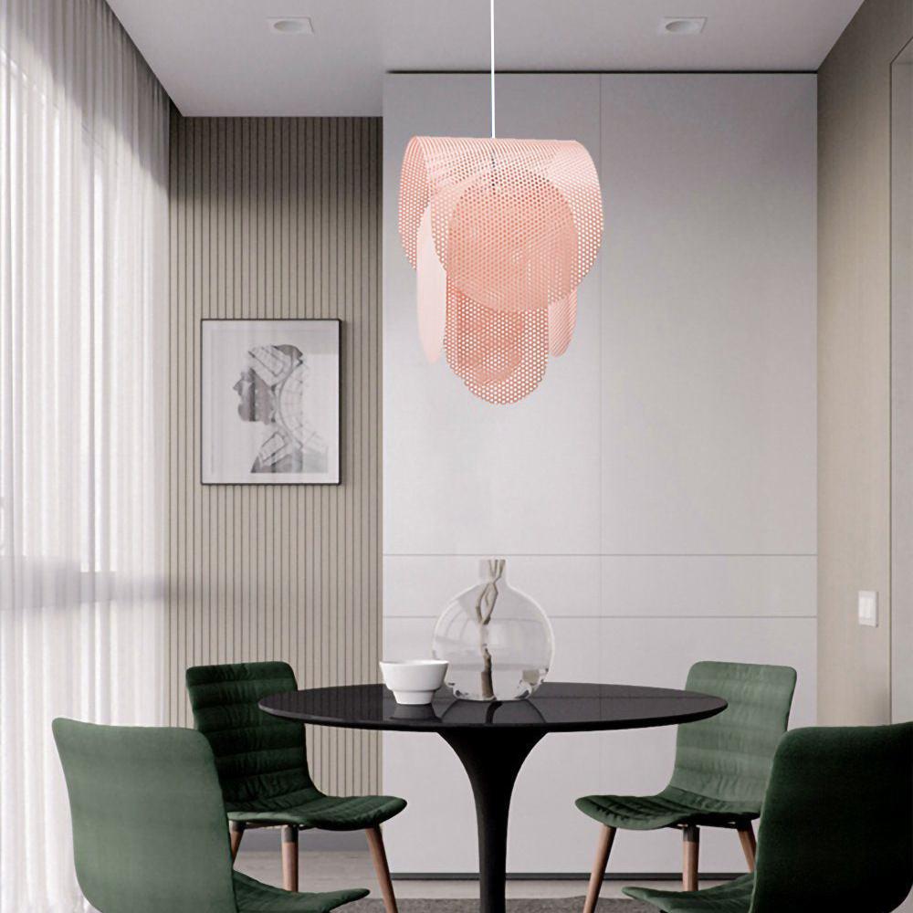 Perforated Metal Pendant Light