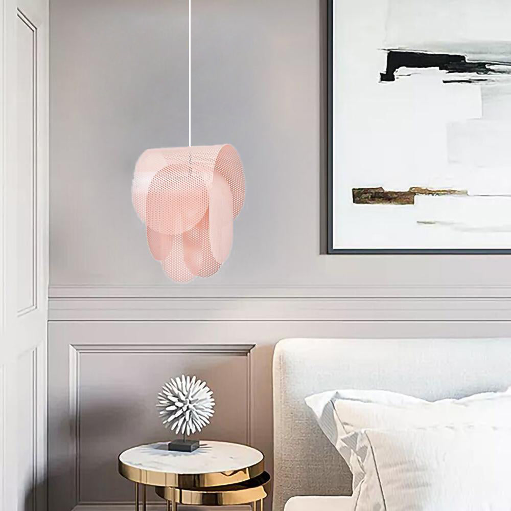 Perforated Metal Pendant Light