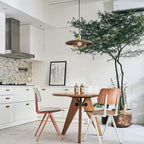Wooden Metal Nordic Kasa Pendant Light