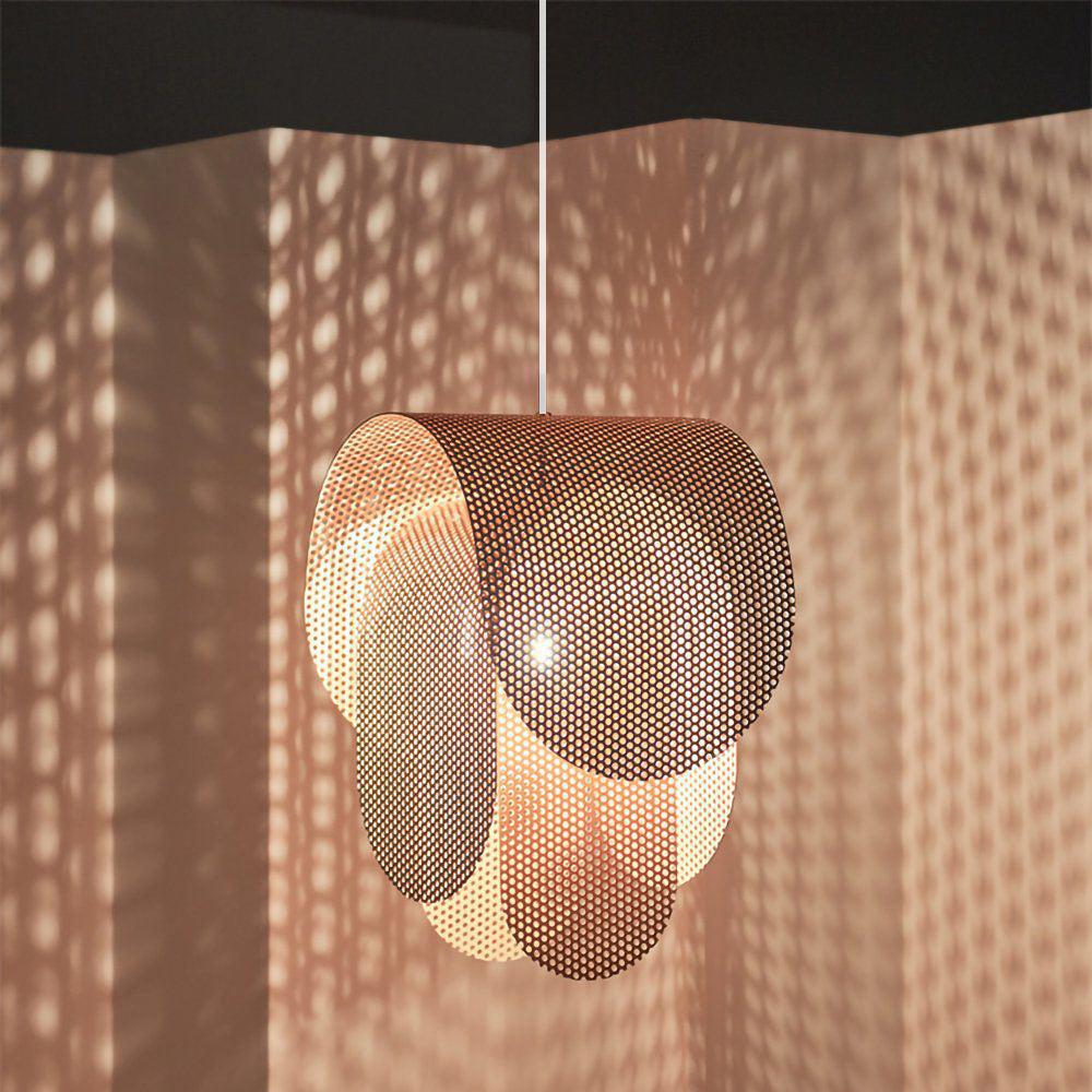 Perforated Metal Pendant Light