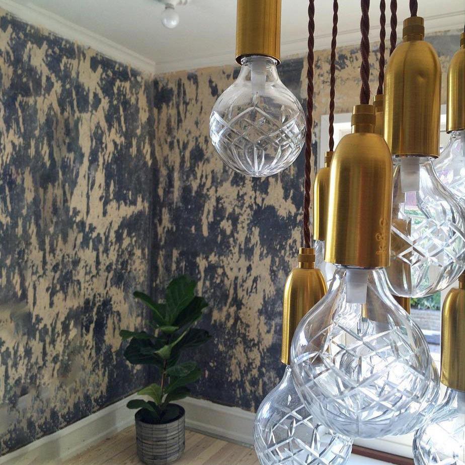 Nordic Design Crystal Bulb Pendant Light