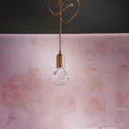 Nordic Design Crystal Bulb Pendant Light