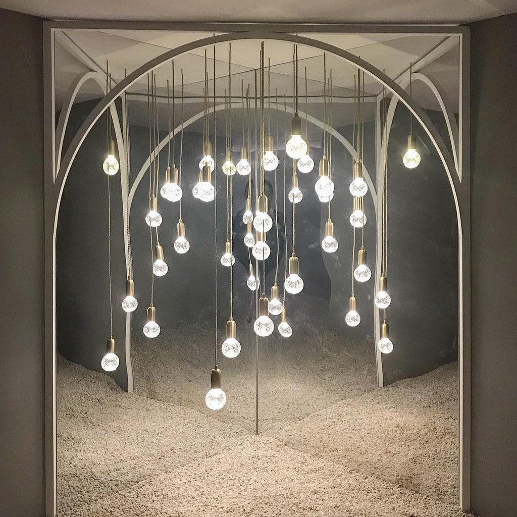 Nordic Design Crystal Bulb Pendant Light
