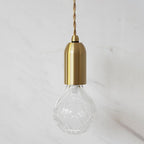 Nordic Design Crystal Bulb Pendant Light