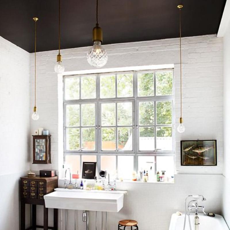 Nordic Design Crystal Bulb Pendant Light